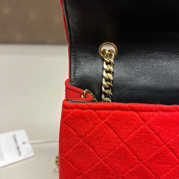 🔥🔥🔥Authentic Chanel Red Classic Flap Bag - Picture 13 of 15